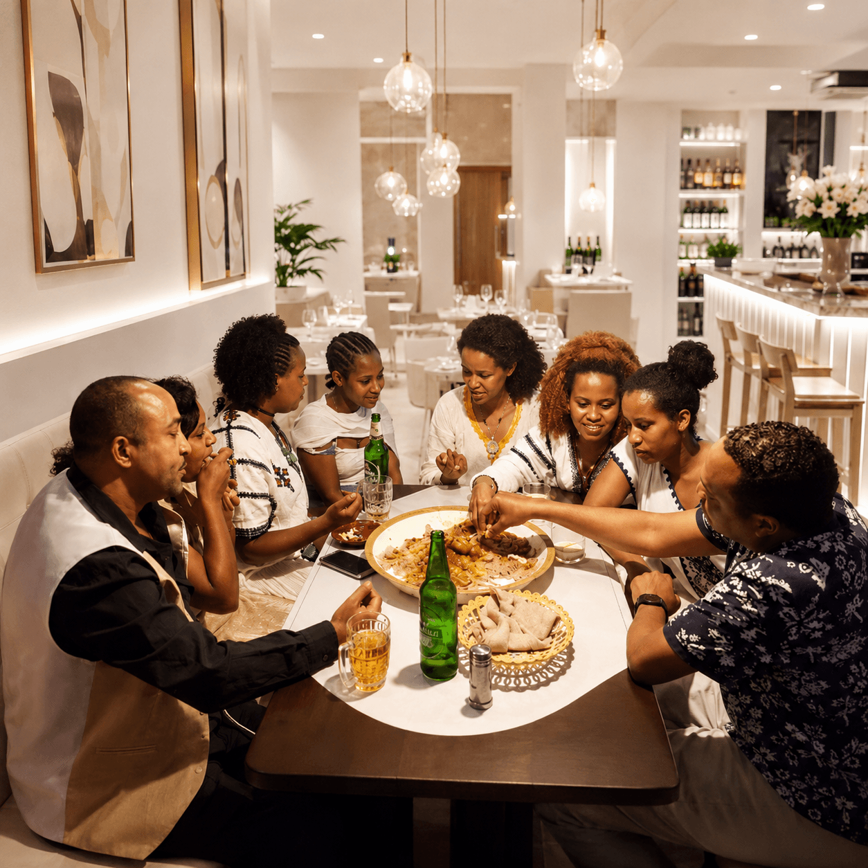 Premium family dining experience